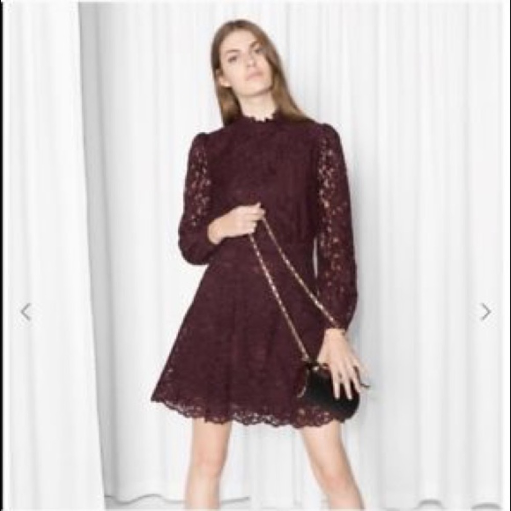 & other stories lace dress 👗